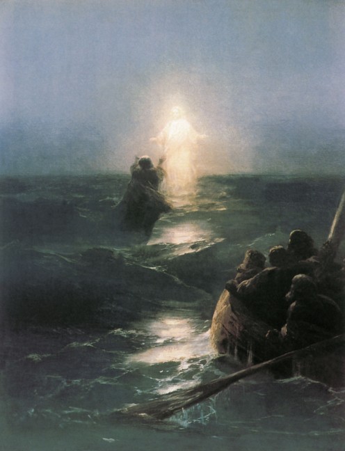 "Jesus Walks On Water," by Ivan Aivazovsky (1888)
