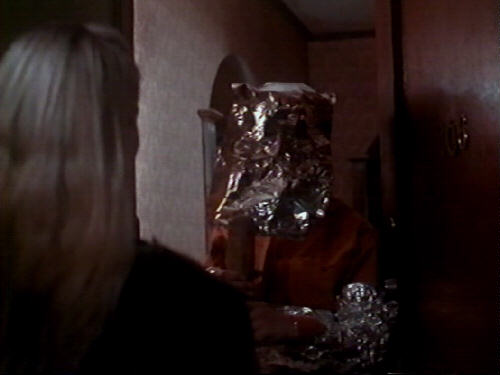 Hank is a little nervous when he first meets Nancy. Fortunately, he's wearing protection.