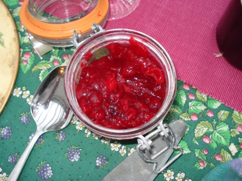 Homemade Cranberry sauce