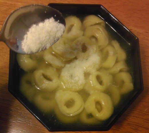 A spoonful of tortellini soup will warm you up and satisfy your salt tooth.