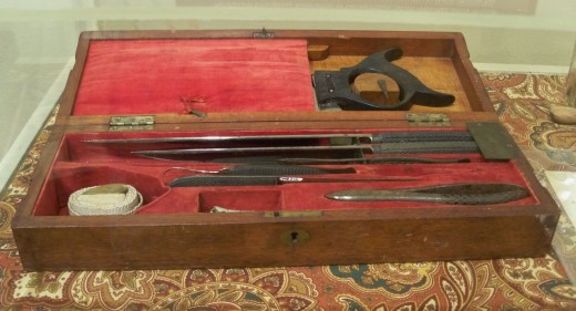 Civil War surgeon's tools