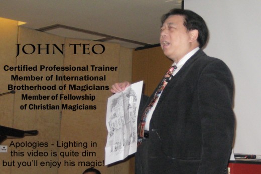 John Teo, Corporate Trainer & Magician - Singapore