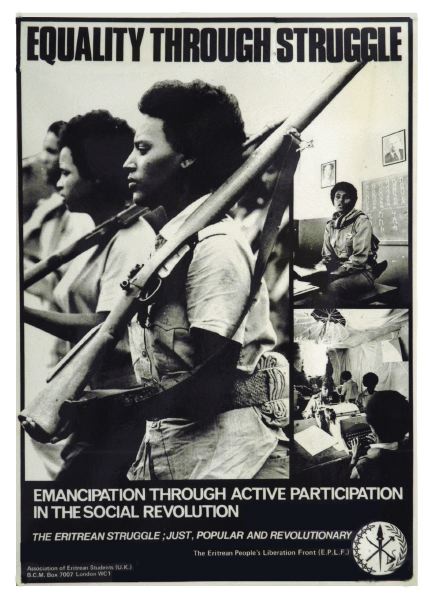 Poster Encouraging Revolution against male dominance