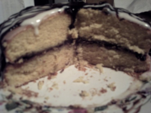 7.  whipped cream fruit layer was the best ever for breakfast with coffee