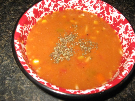 homemade vegetable beef soup