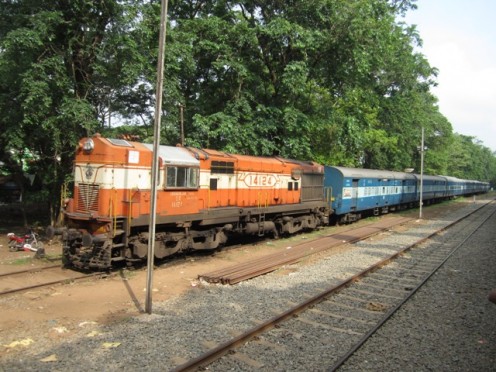 Nilambur Train At Nilambur Station