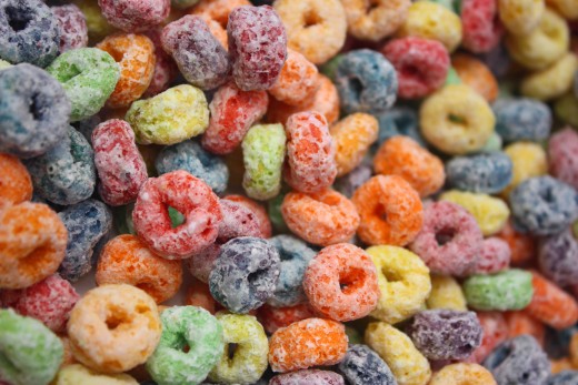 Colorful Sugary Cereal