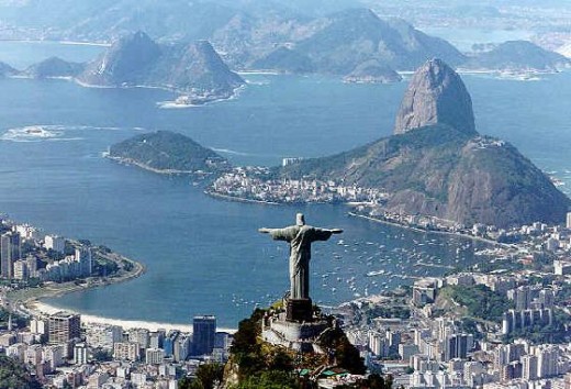 The famous Sugarloaf Mountain in Rio de Janeiro, in Brazil, was named due to its resemblance to a sugarloaf