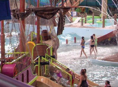 H20asis water park is located in Anchorage, Alaska