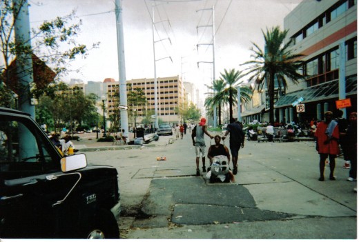 Improvising a wheelchair is easy with a dolly