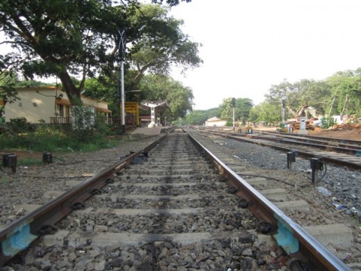 Angadippuram Station And Rail line