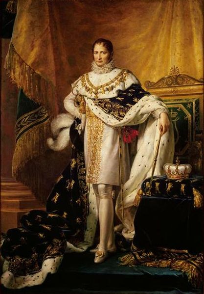 Napoleon's brother, Joseph (portrayed here as the King of Spain) managed to escape to America, while his brother handed himself into the British.