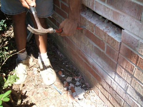 Handy Man Tips : How to Cut a Hole in a Brick Wall FAQS Handy Man Tips : How to Cut a Hole in a Brick Wall FAQS