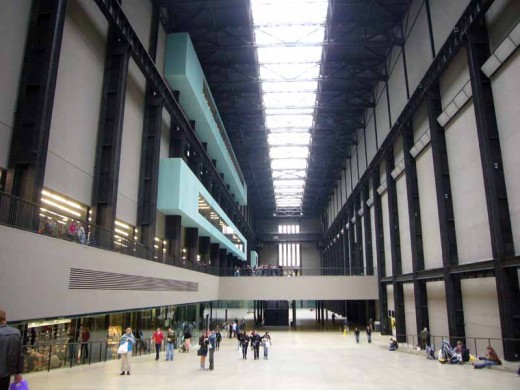 Tate modern is located in Bankside, London