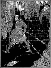 "The Cask of Amontillado" illustrated by Harry Clarke (1889-1931), published in 1919.