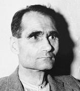 Rudolph Hess on trial at Nurembourg