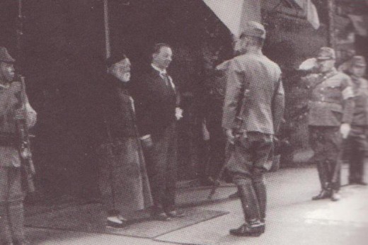 Japanese troops shortly after the occupation of Hong Kong