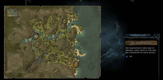 Risen 2 Jim's Treasure Map - it is also a map of the sword coast and allows fast travel