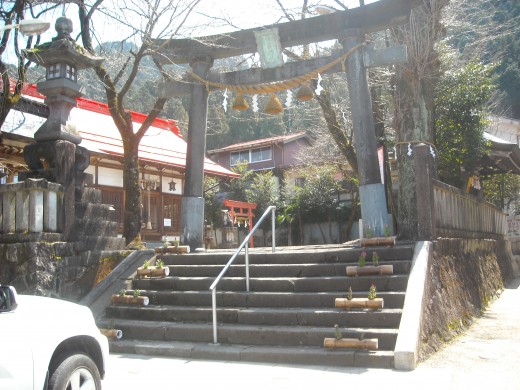 One of many Shinto shrines in Gujo City.
