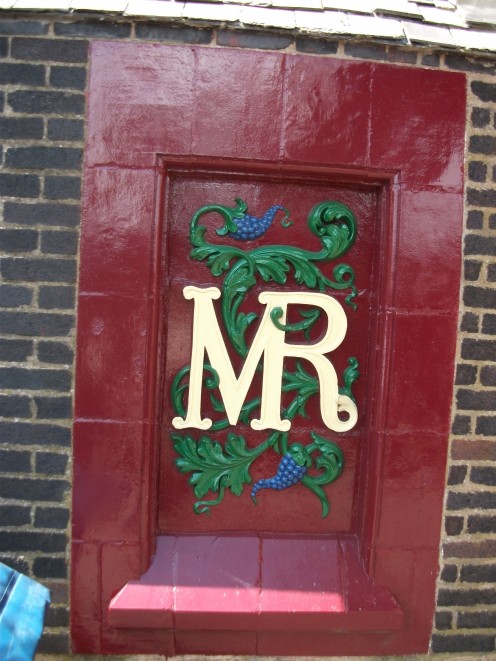The plaque of the Midland Railway- now long gone