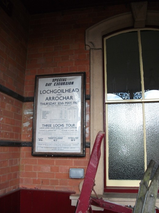 The station and museum had a number of original notices