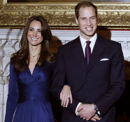 As Prince William and Kate Middleton faced the world for the first time, officially together, on display was the stunning engagement ring that has been a part of the family heirloom. 