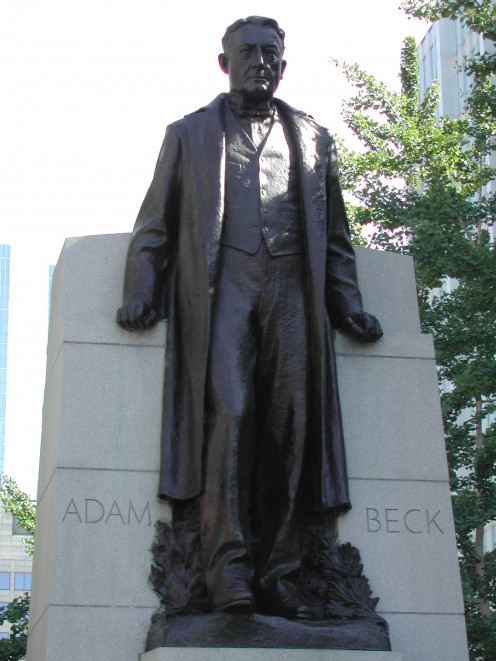 Statue of Sir Adam Beck, University Avenue & Queen Street, Toronto