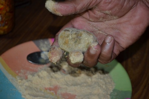 Roll it over Bread crumbs