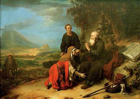 Gerbrandt van den Eeckhout - The Shunammite woman before the prophet Elijah