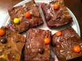 Homemade Peanut Butter and Chocolate Frosted Brownies
