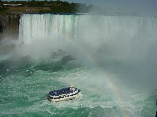 The Maid of the Mist at the Horseshoe Falls