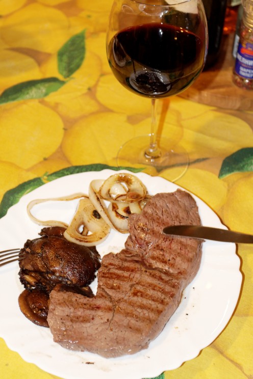 Malbec Wine and a Steak