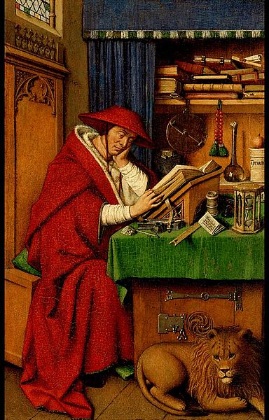 Jan Van Eyck, Saint Jerome in His Study, 1442
