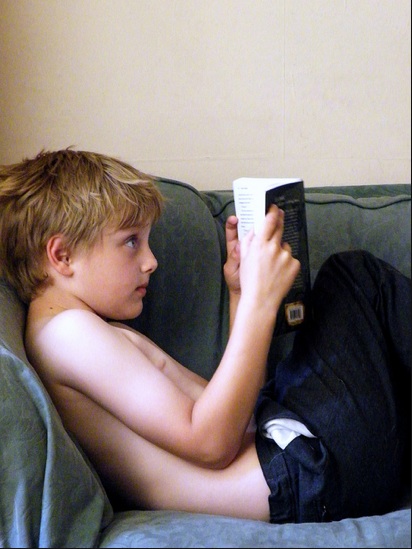 As the emerging reader becomes an independent reader, he still enjoys family reading time and shared reading. 