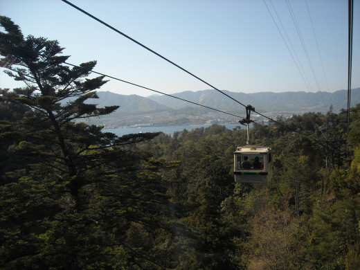 View from the Mt. Misen Ropeway.