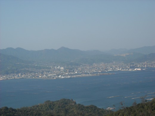 View from Mt. Misen.