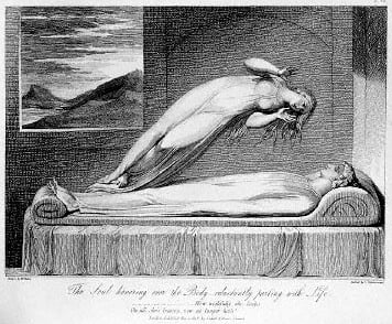 The soul leaving the body (1810).