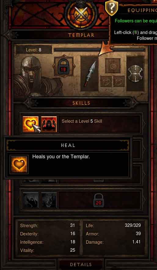 Diablo 3 First Follower the Templar