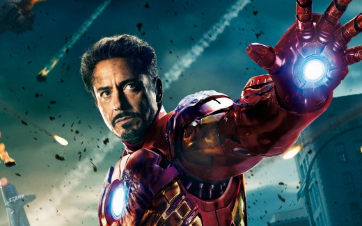 Iron Man portrayed by Robert Downey, Jr.