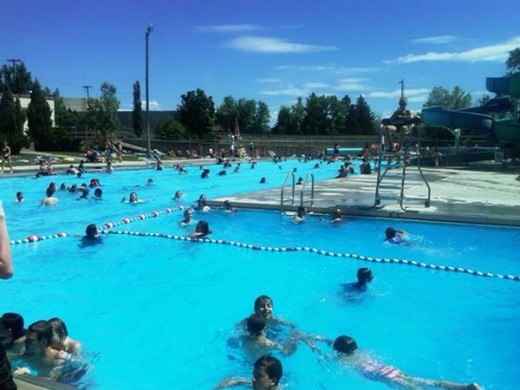 Electric city water park, Great falls, Montana