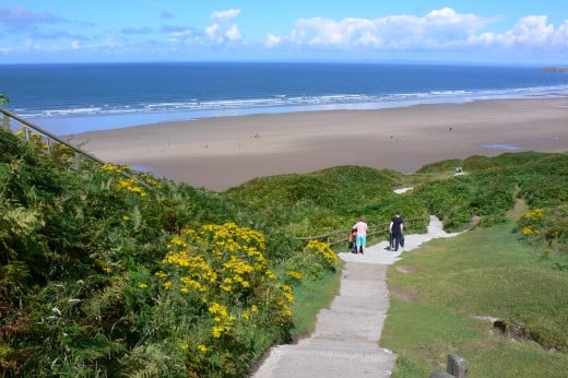 Rhossili Beach Gower Peninsula