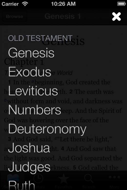 ESV Bible app is just that, a Bible app. No bells or whistles.