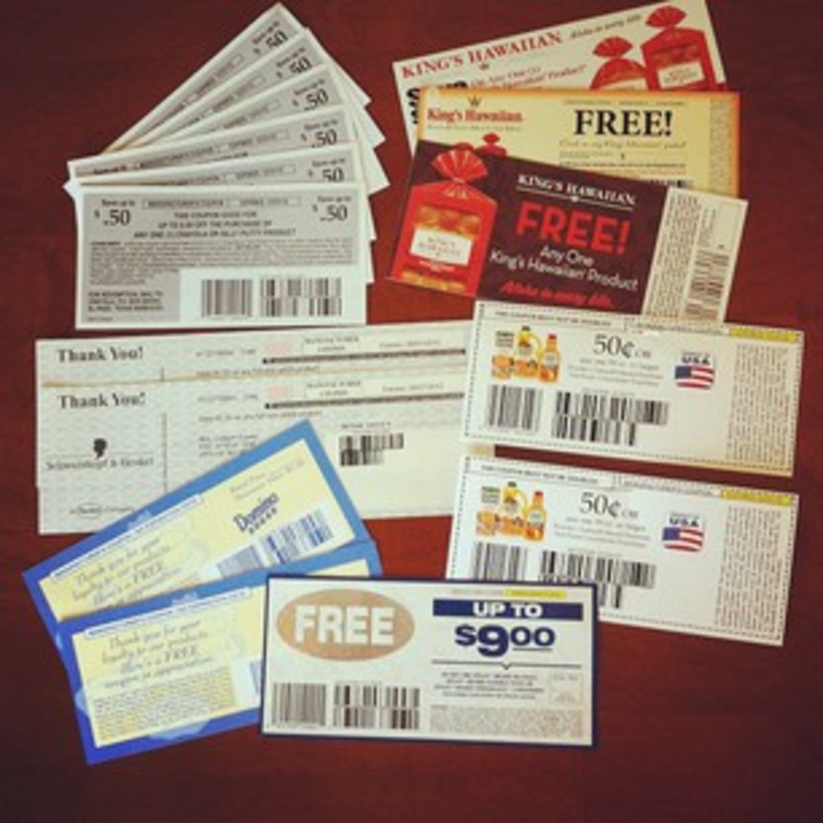coupons by mail only