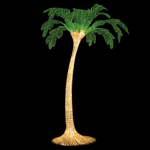 Traditional Style LED Artificial Palm Tree