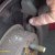 Inspect the brakes before removing the calipers