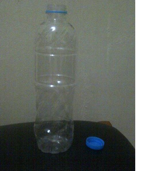 Picture 1: A clean, used plastic bottle. Picture 1: A clean, used plastic bottle.