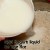 Pour the liquid yogurt over the rice. Pour the liquid yogurt over the rice.