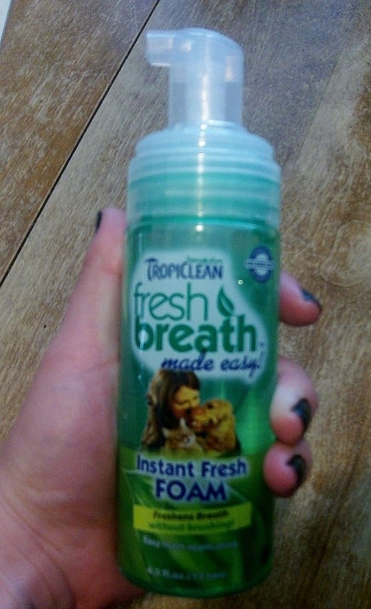 Tropiclean Fresh Breath Foam