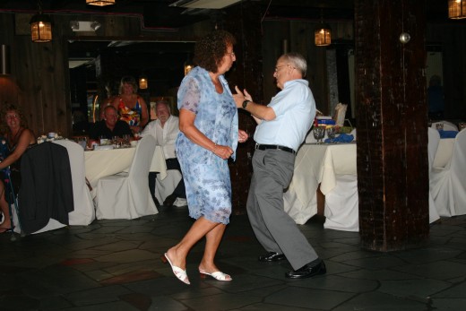 The best dancers on the dance floor. These 2 sure knew how to "cut a rug"!