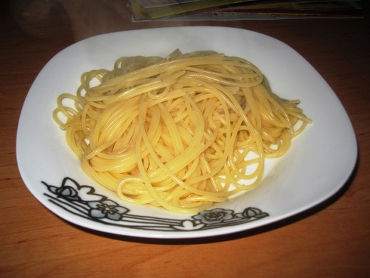 Some children like pasta, rice or potatoes plain